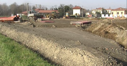 Vigevano cantiere corso Aldo Moro
