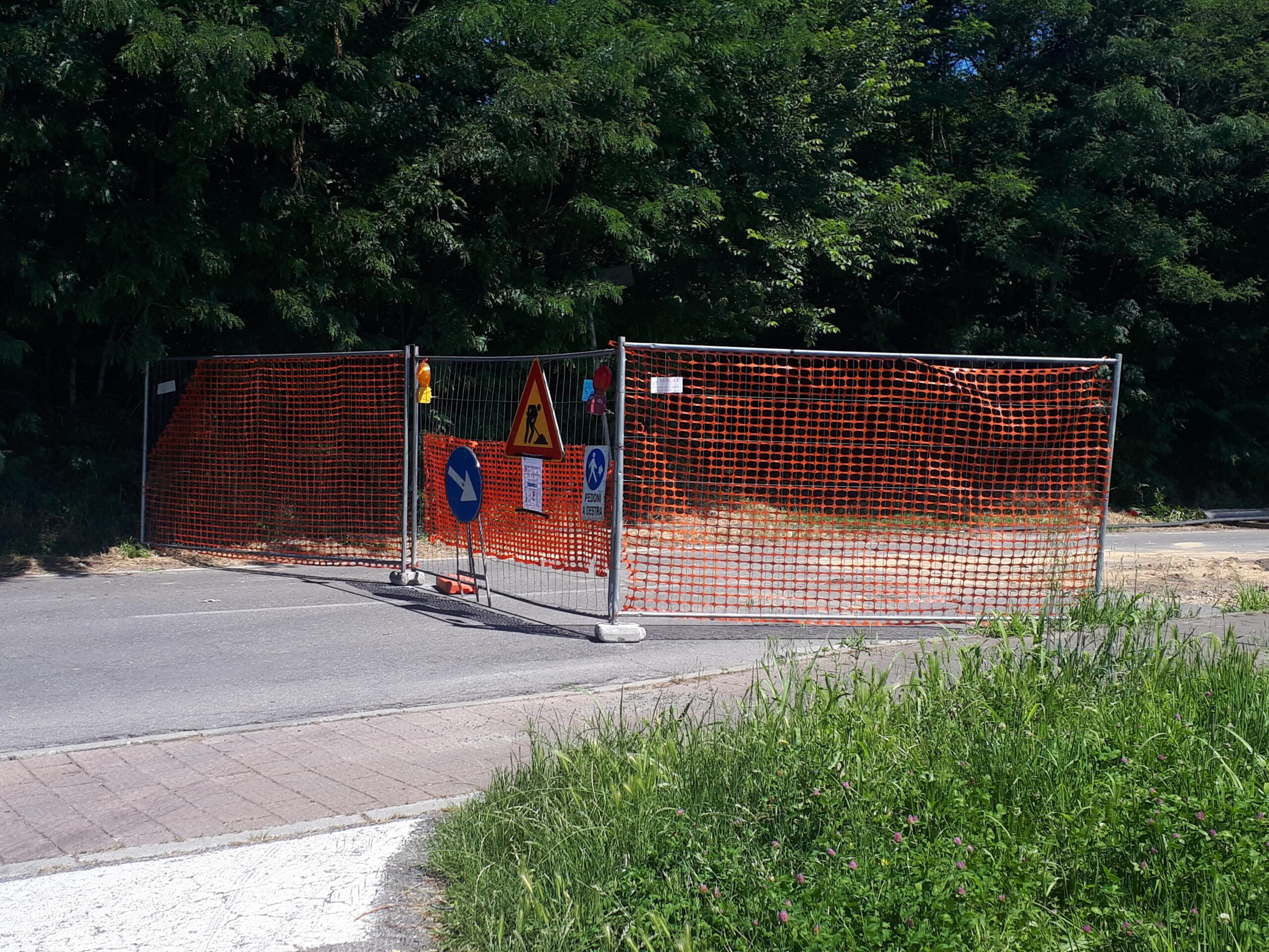 Vigevano viabilità cantiere via gravellona piccolini