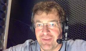 Barbieri durante una telecronaca