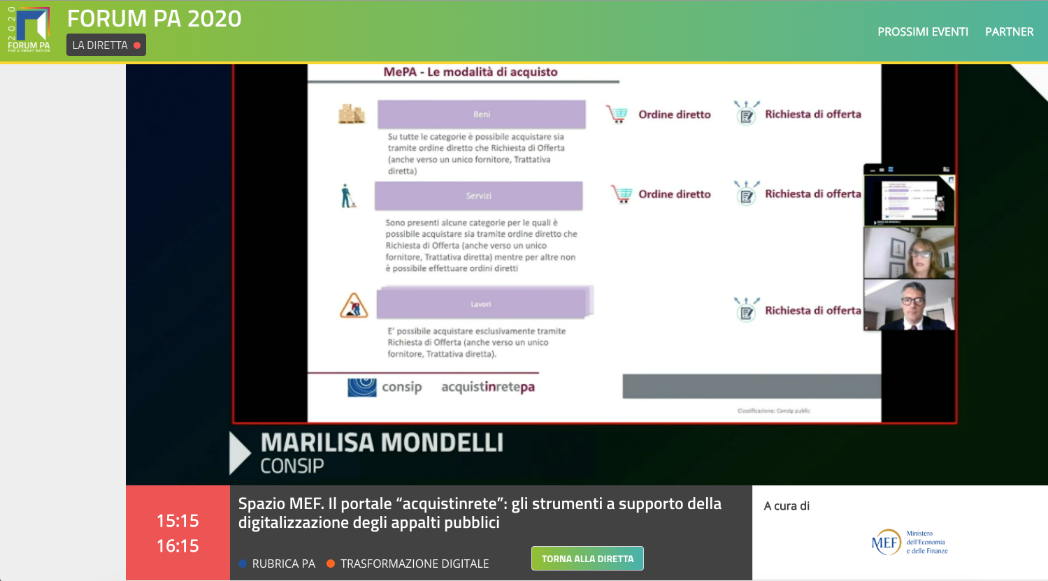 Pubblica amministrazione - Forum PA 2020