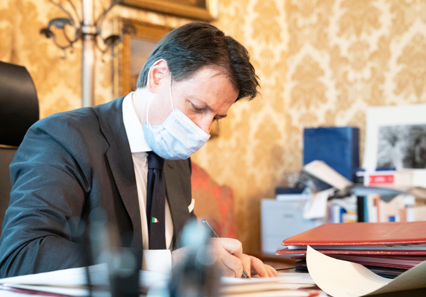 PP Next Generation Italia - Conte firma