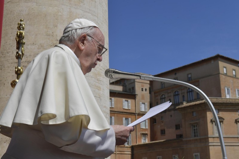 PP Ucraina - papa Francesco Pasqua 2022 Urbi et Orbi 2