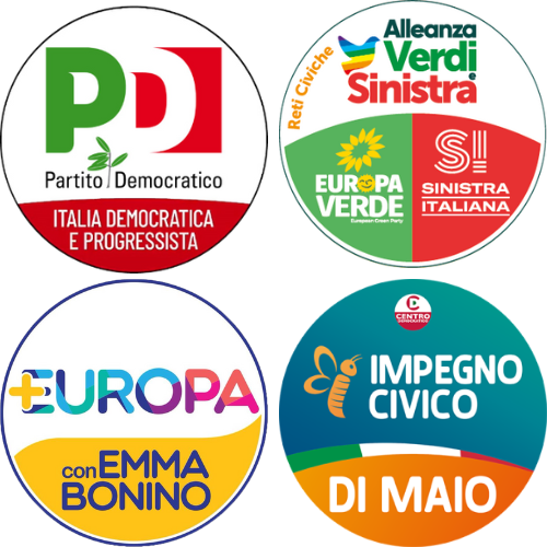 Elezioni 2022 Centro-sinistra_collage Elezioni 2022 Centro-sinistra_collage