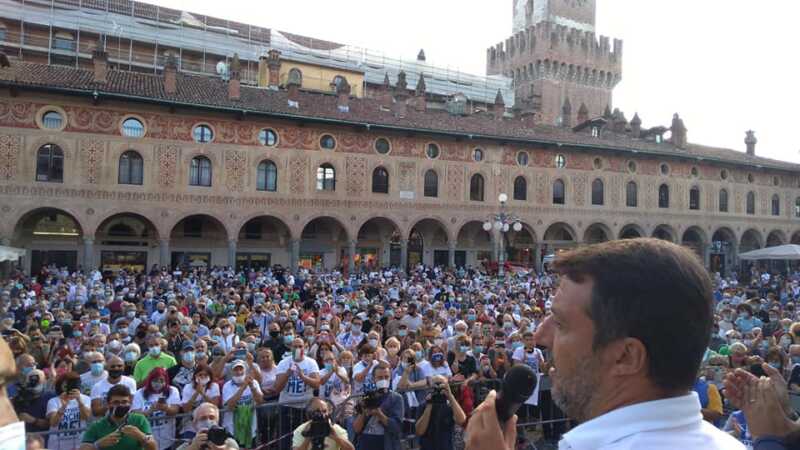 Elezioni - Salvini a Vigevano