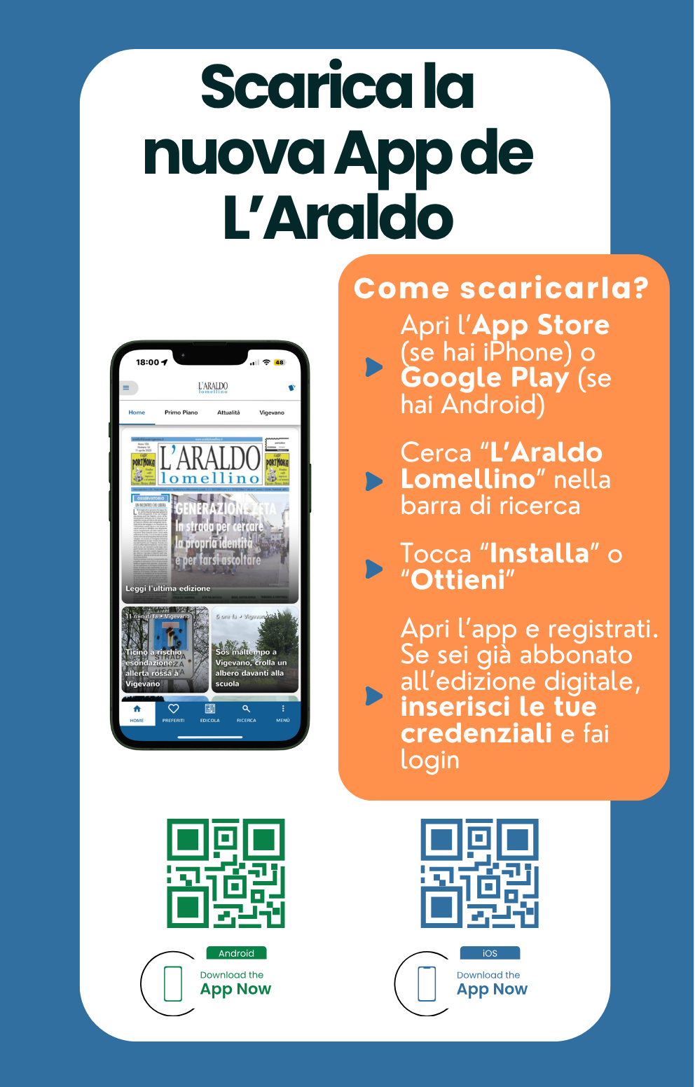 app araldo qr code
